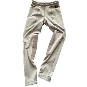 Kerrits Riding Breeches Kids Girls Medium Tan Inner Knee Patch USA Equestrian